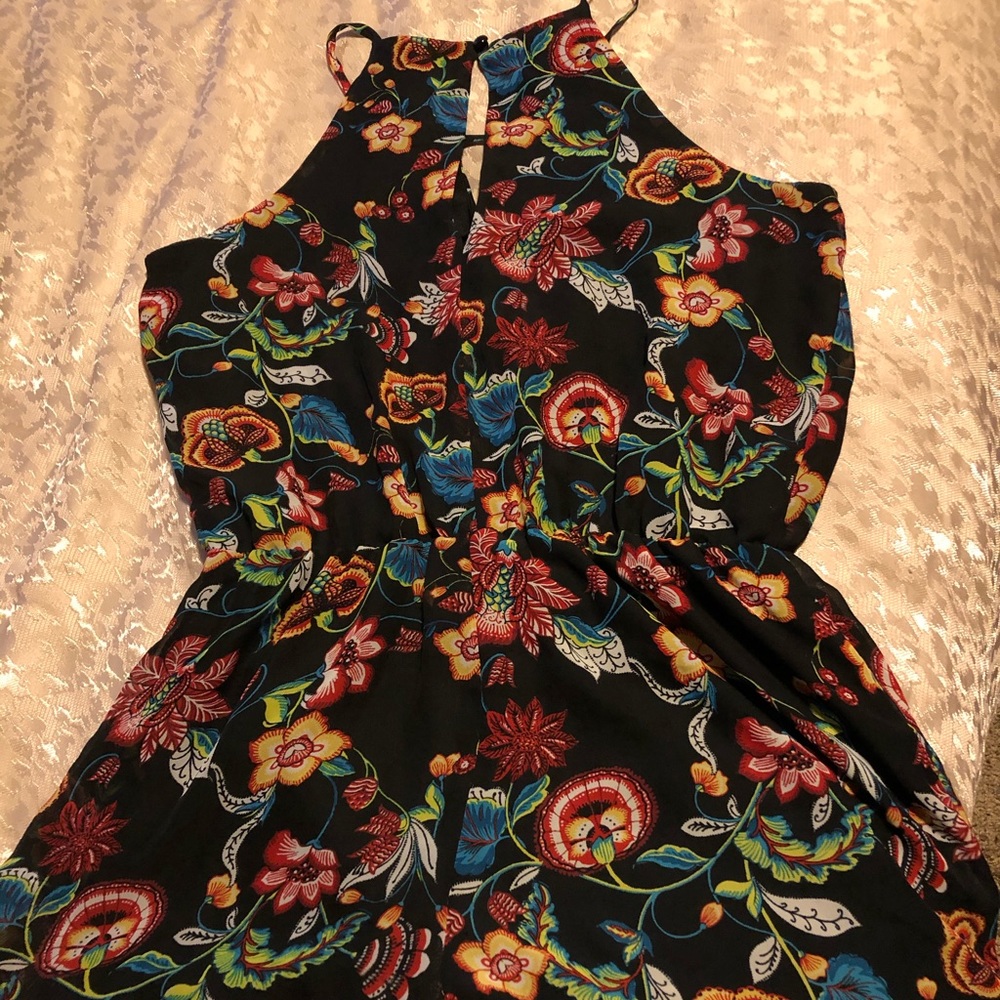 Gorgeous flower print BCX romper